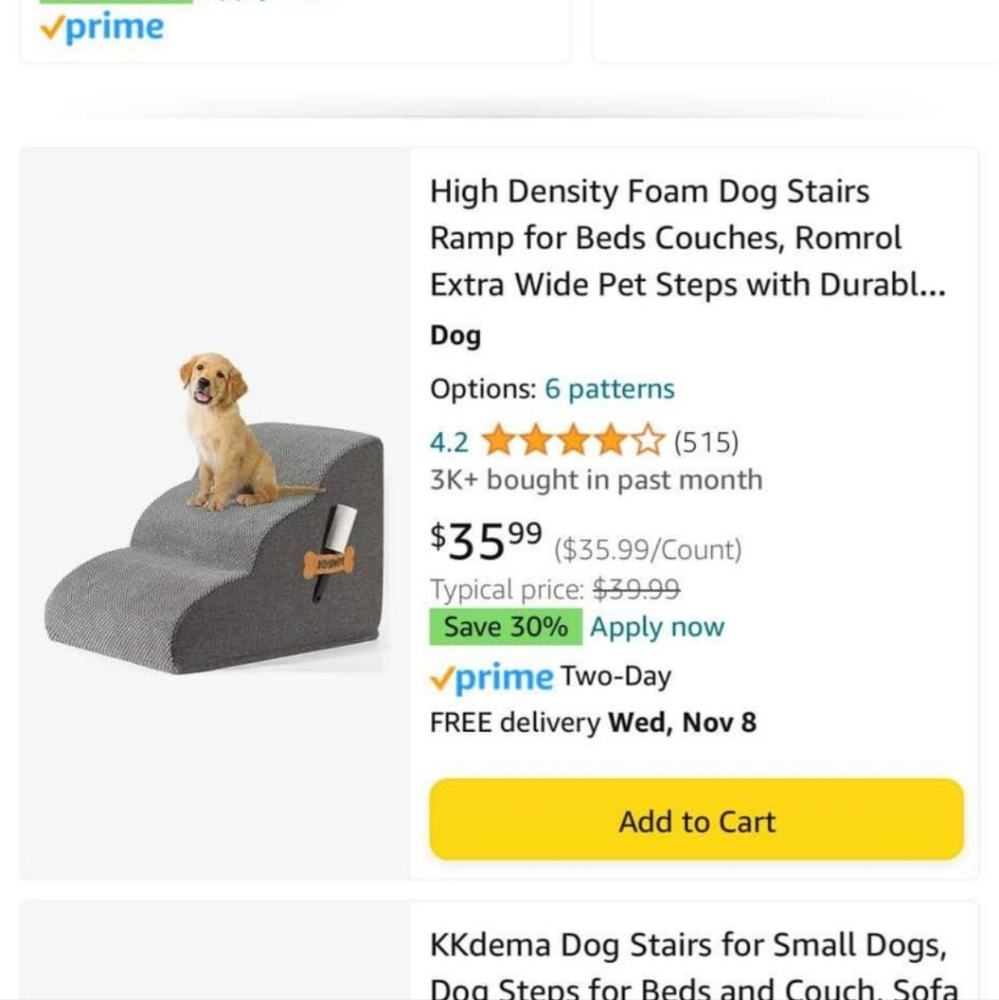 Dog steps